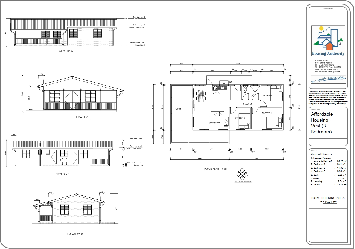 Vesi Design Housing Authority Of Fiji